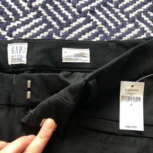 GAP NWT black high rise work pants